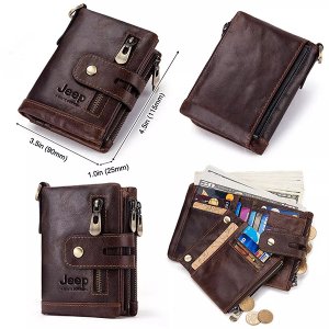 Genuine Leather Male Wallet