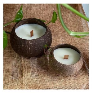 Decorative Coconut Candle