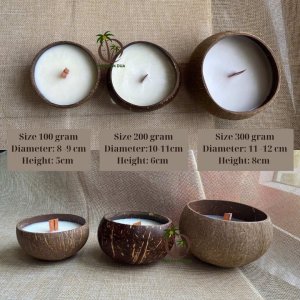 Decorative Coconut Candle