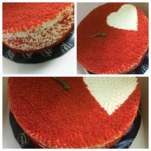 Eggless Red Velvet Vegan Cake 