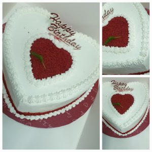 Eggless Red Velvet Vegan Cake 