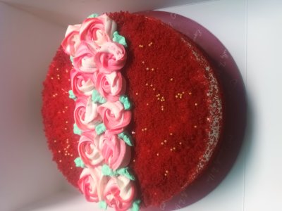 Eggless Red Velvet Vegan Cake 