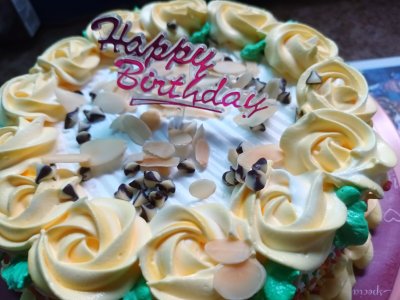 Eggless Butter Vegan Cake