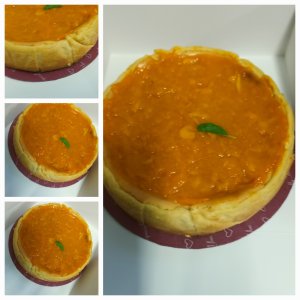 Eggless Cheese Cake