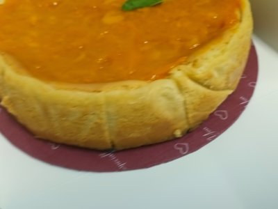 Eggless Cheese Cake