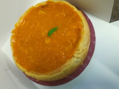 Eggless Cheese Cake