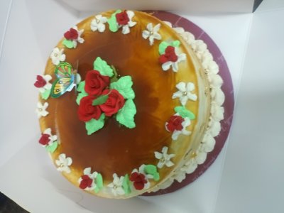Eggless Butterscotch Vegan Cake