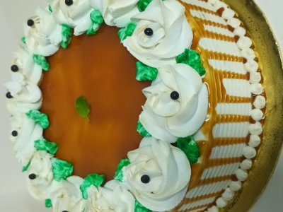 Eggless Butterscotch Vegan Cake