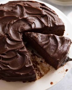 Eggless Chocolate Fudge Vegan Cake