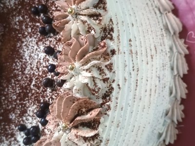 Eggless Chocolate Vegan Cream Cake