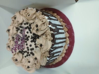 Eggless Chocolate Vegan Cream Cake