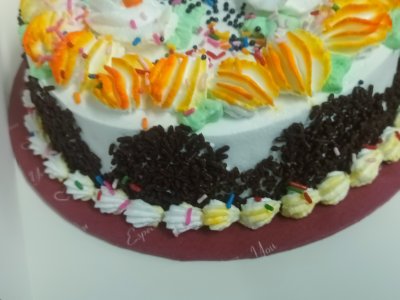 Eggless Pandan Butter Vegan Cake