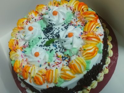 Eggless Pandan Butter Vegan Cake